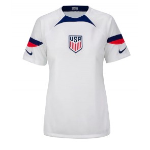 Förenta staterna kläder Kvinnor VM 2022 Hemmatröja Kortärmad